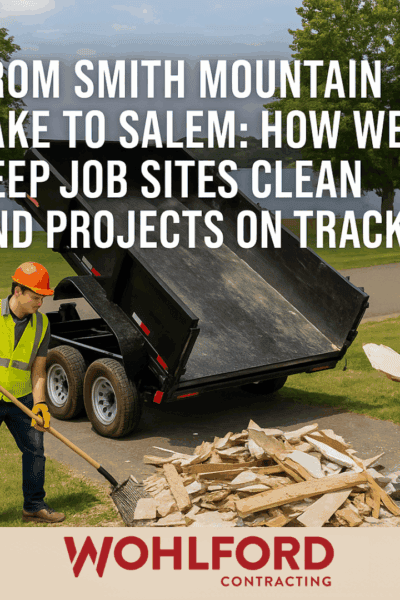 From Smith Mountain Lake to Salem: How We Keep Job Sites Clean and Projects on Track